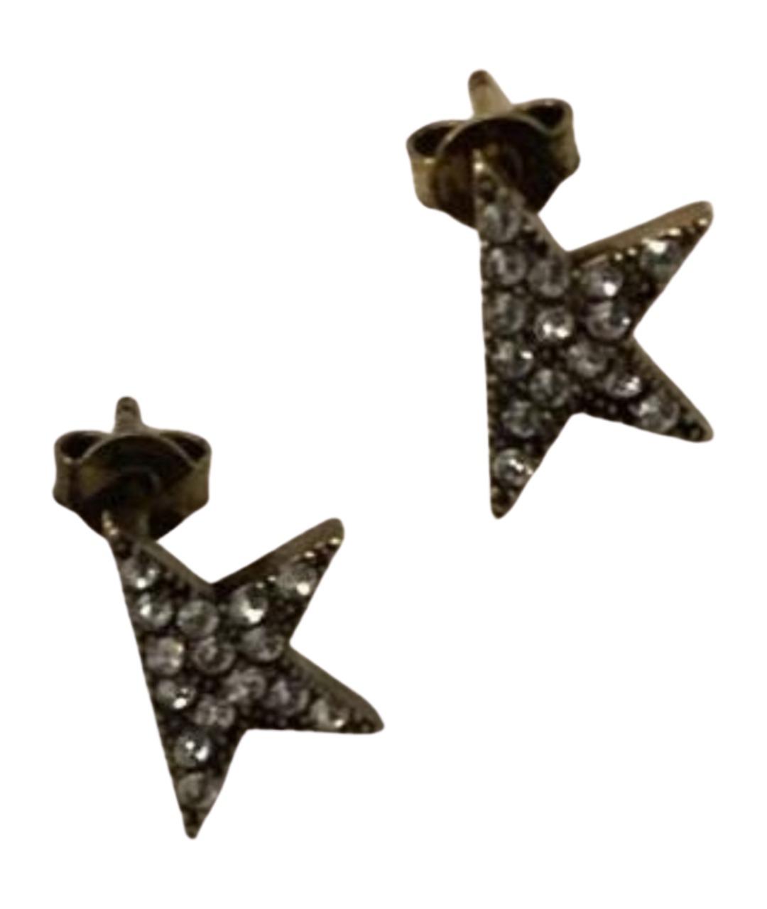 GOLDEN GOOSE Золотые латунные серьги, фото 1