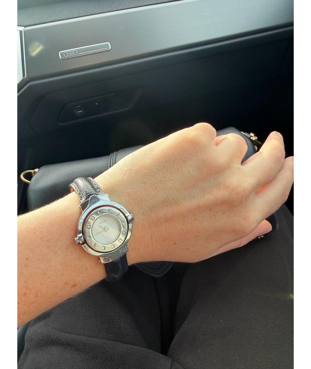 GUCCI Черные часы, фото 4