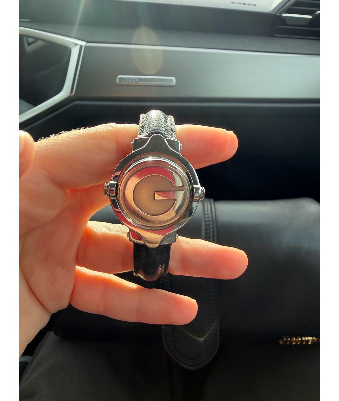 GUCCI Черные часы, фото 2
