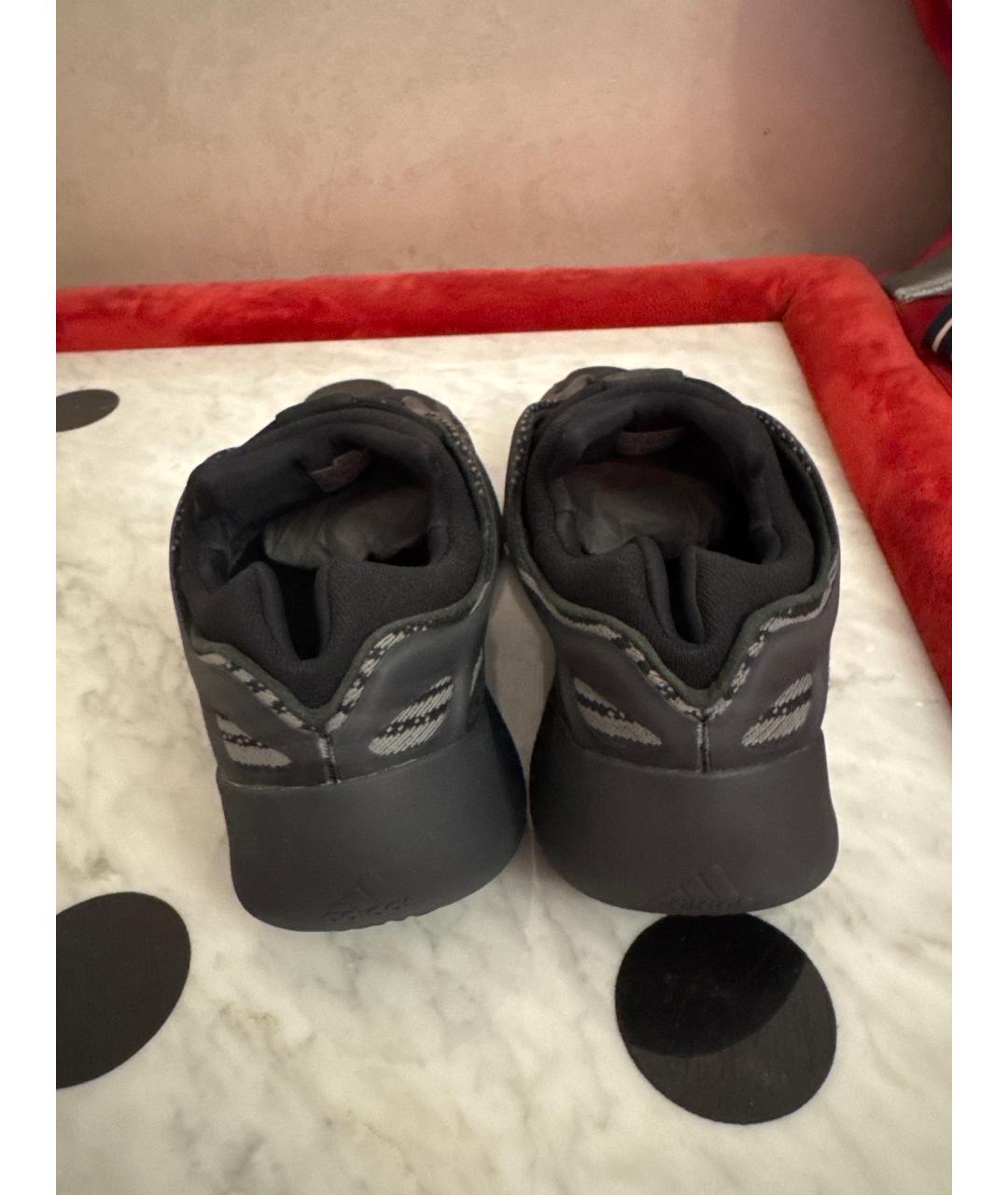 ADIDAS YEEZY Черные низкие кроссовки / кеды, фото 4