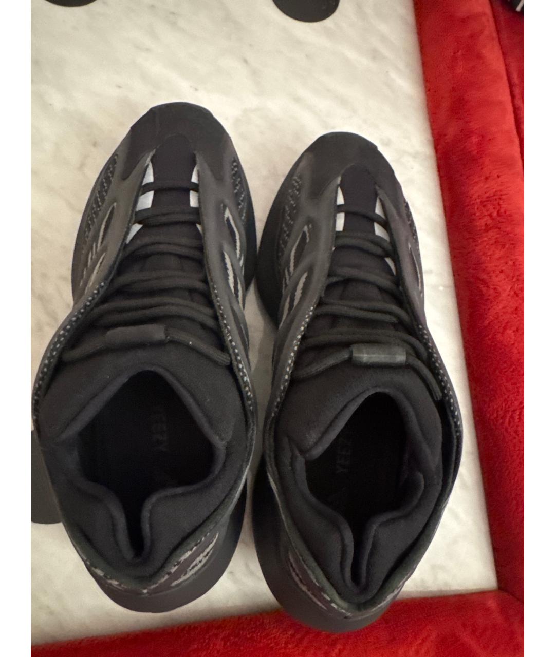 ADIDAS YEEZY Черные низкие кроссовки / кеды, фото 3