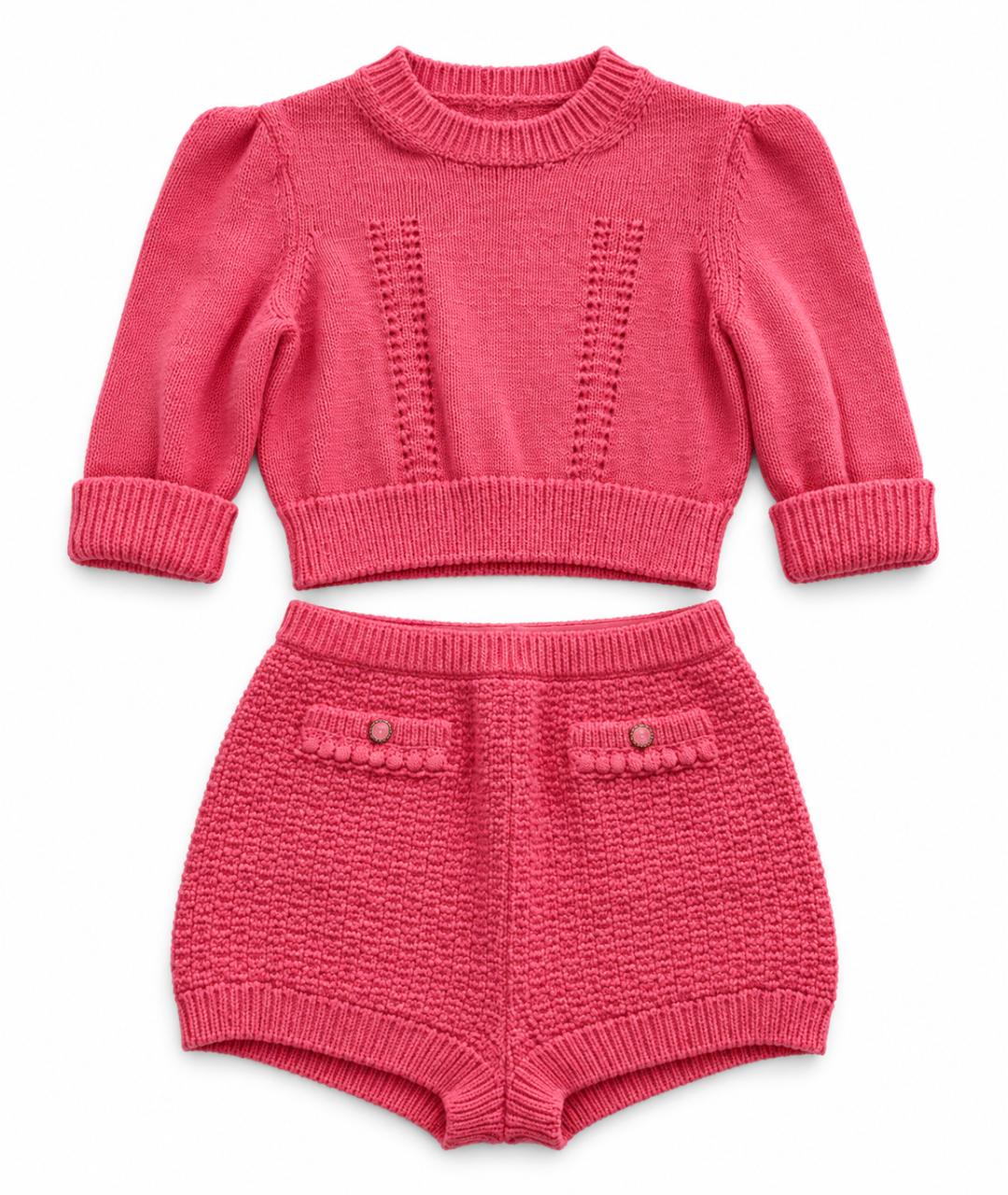 CHANEL Коралловый костюм с брюками, фото 10