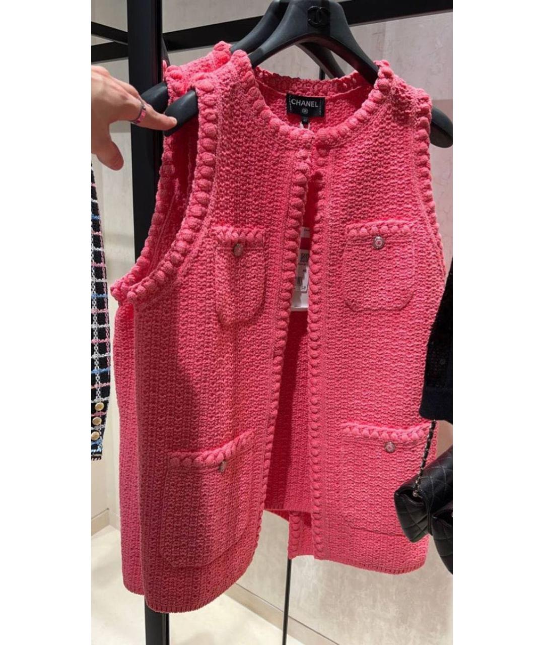 CHANEL Коралловый костюм с брюками, фото 6