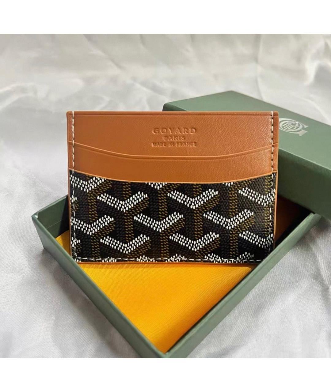 GOYARD Коричневый кардхолдер, фото 4