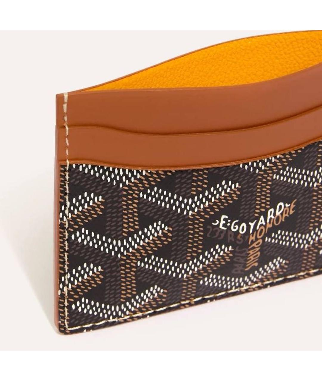 GOYARD Коричневый кардхолдер, фото 2