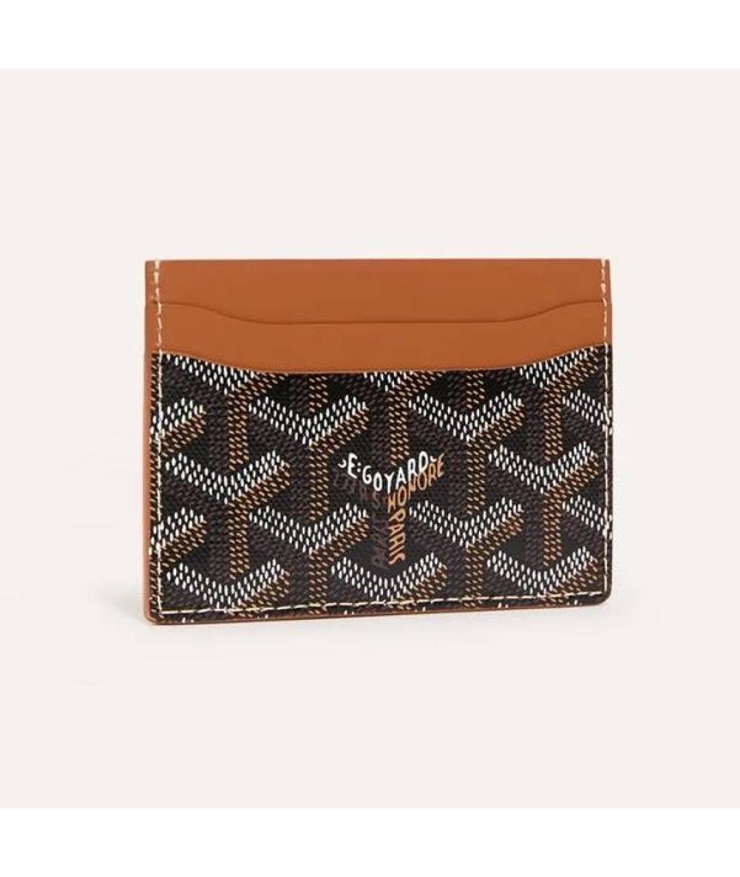 GOYARD Коричневый кардхолдер, фото 5