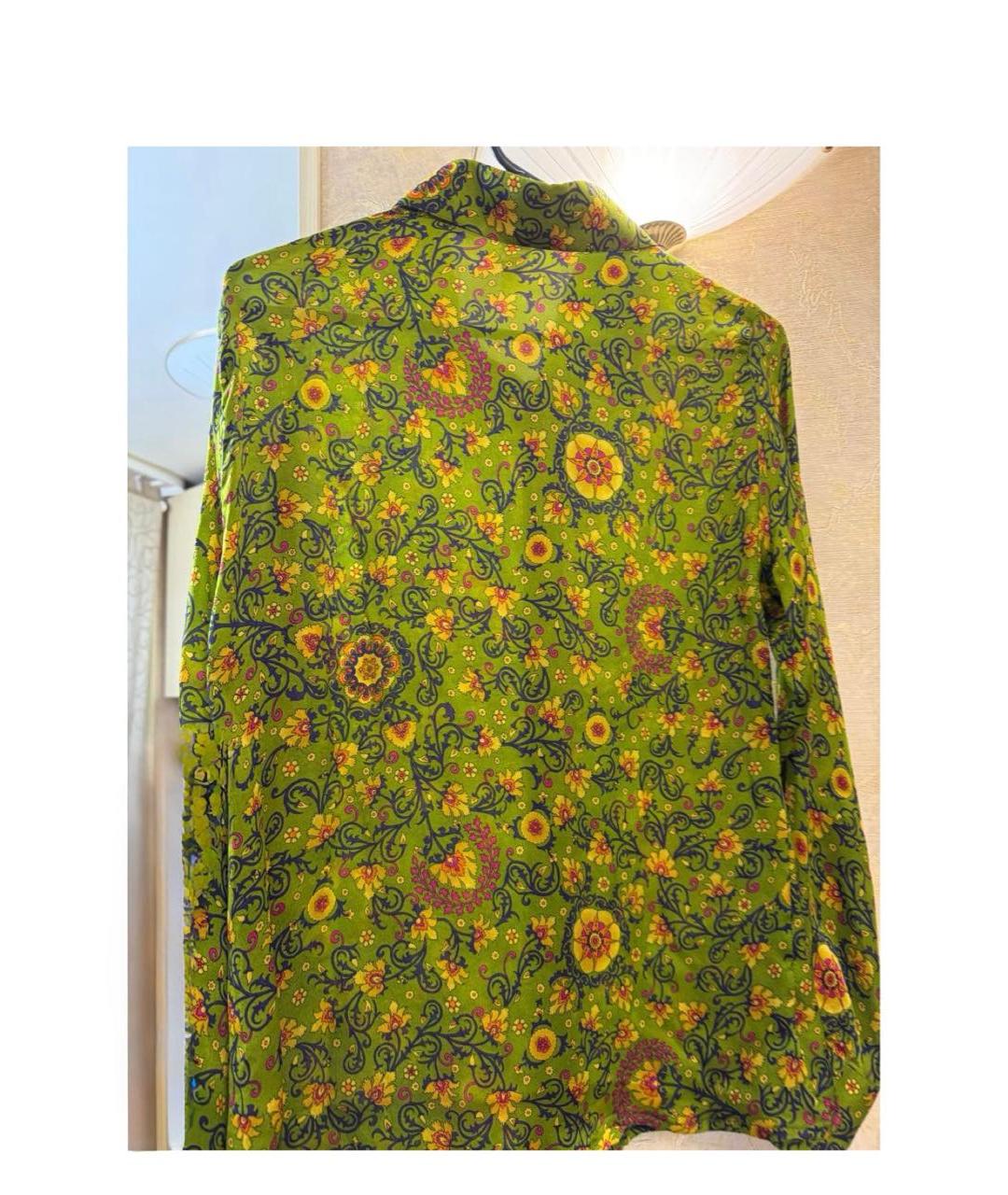 VERSACE Мульти шелковая рубашка, фото 2