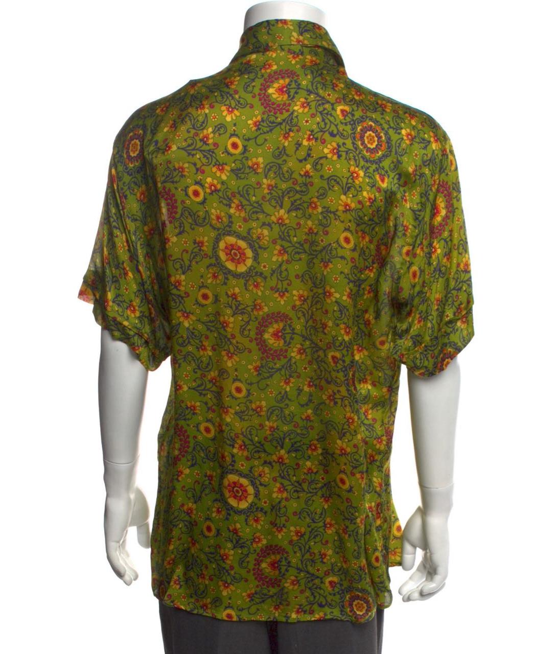 VERSACE Мульти шелковая рубашка, фото 6