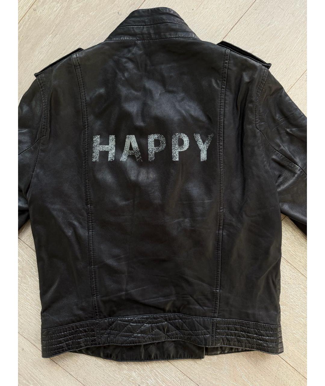 ZADIG & VOLTAIRE Черная кожаная куртка, фото 4
