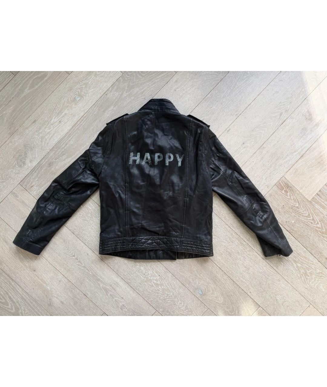 ZADIG & VOLTAIRE Черная кожаная куртка, фото 2