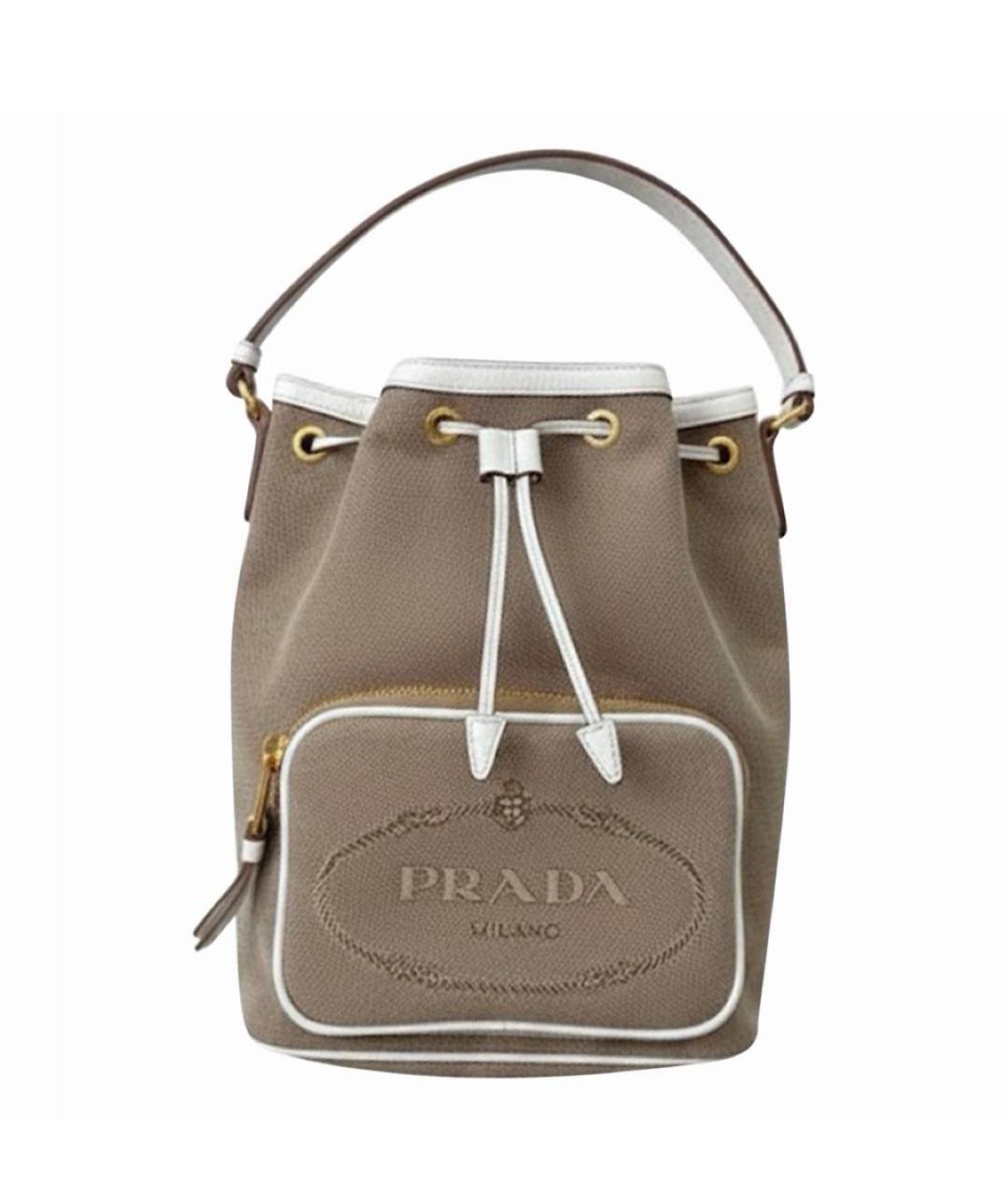 PRADA Бежевая сумка тоут, фото 1