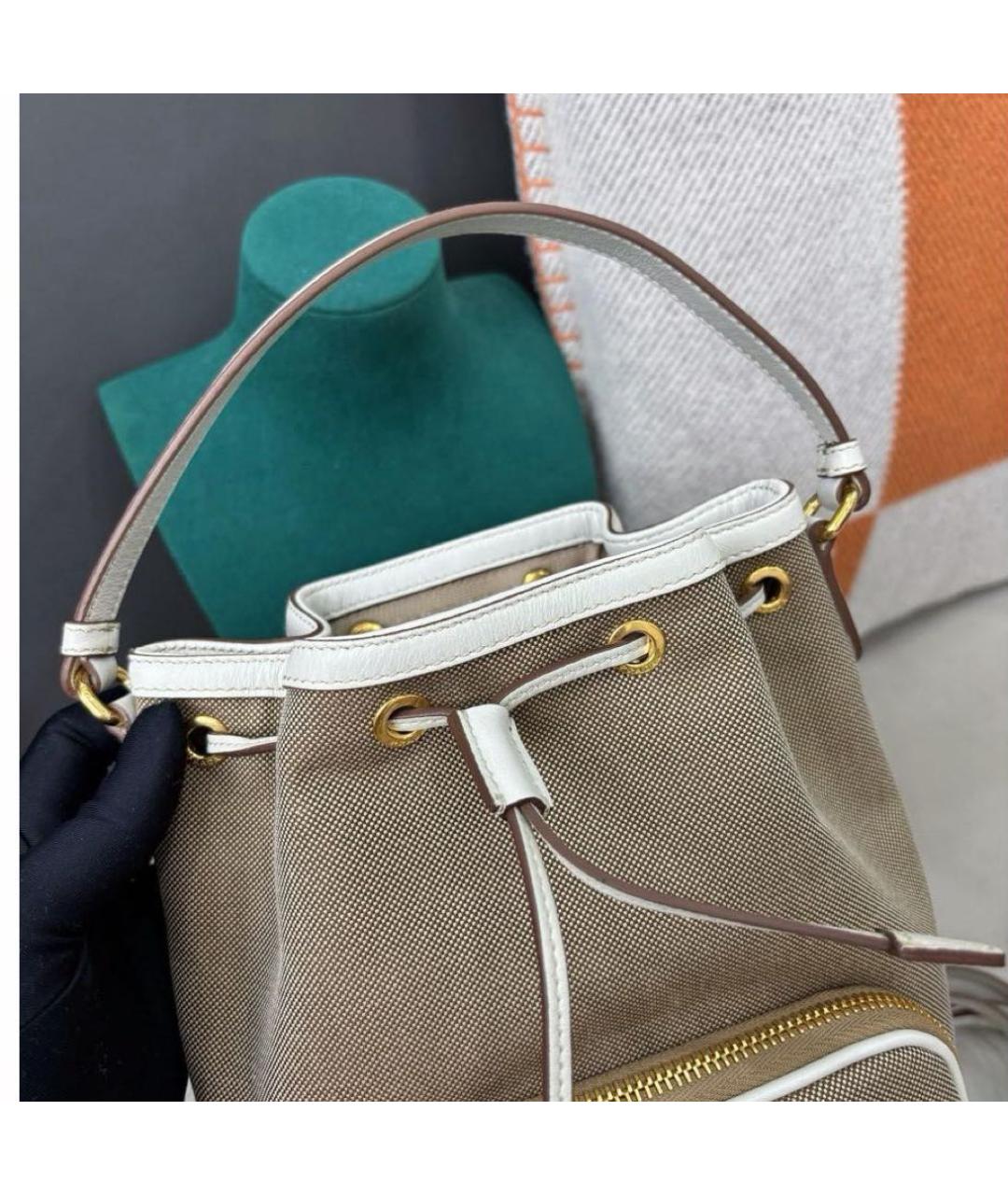 PRADA Бежевая сумка тоут, фото 6