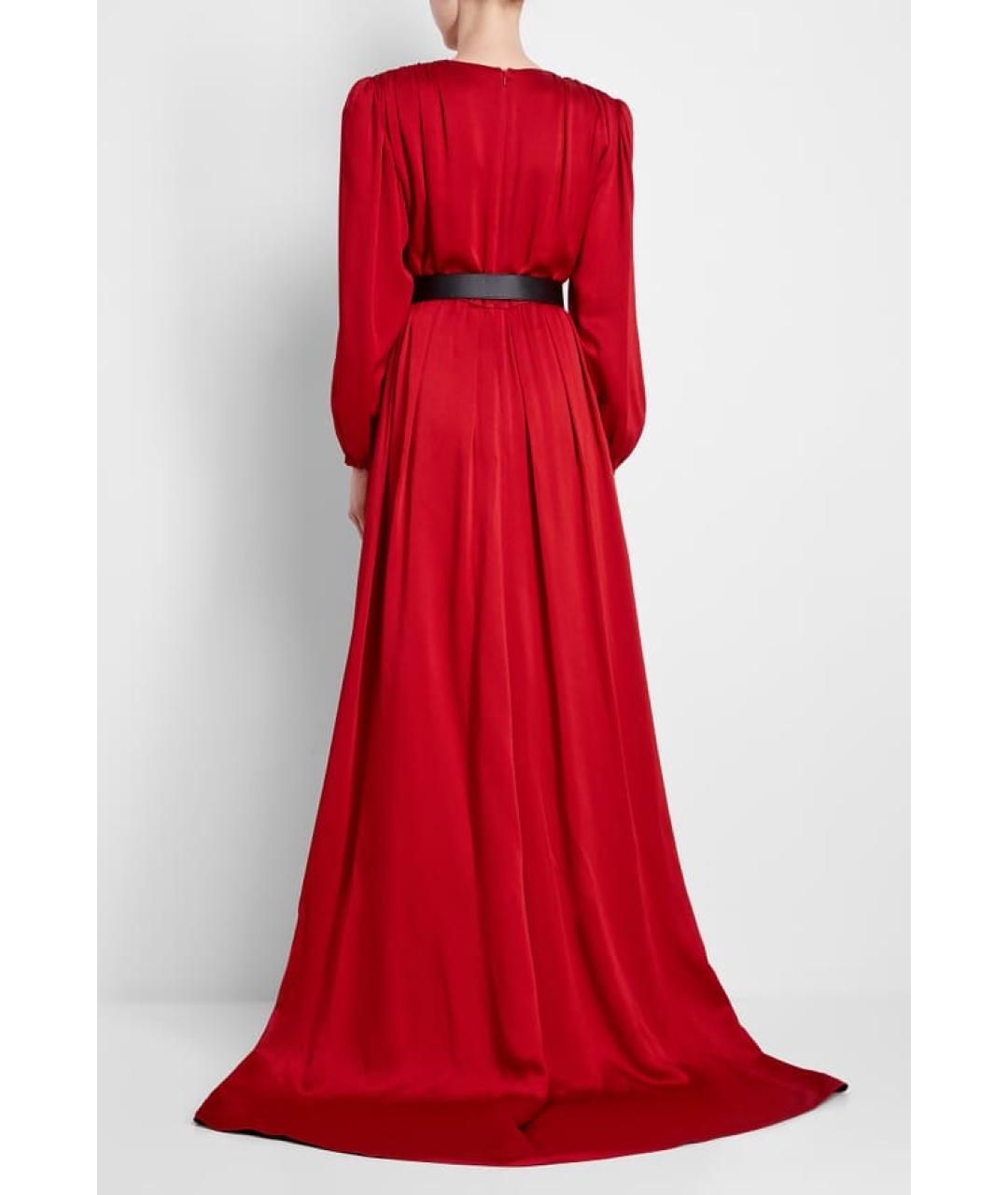GUCCI Красное вискозное вечернее платье, фото 3