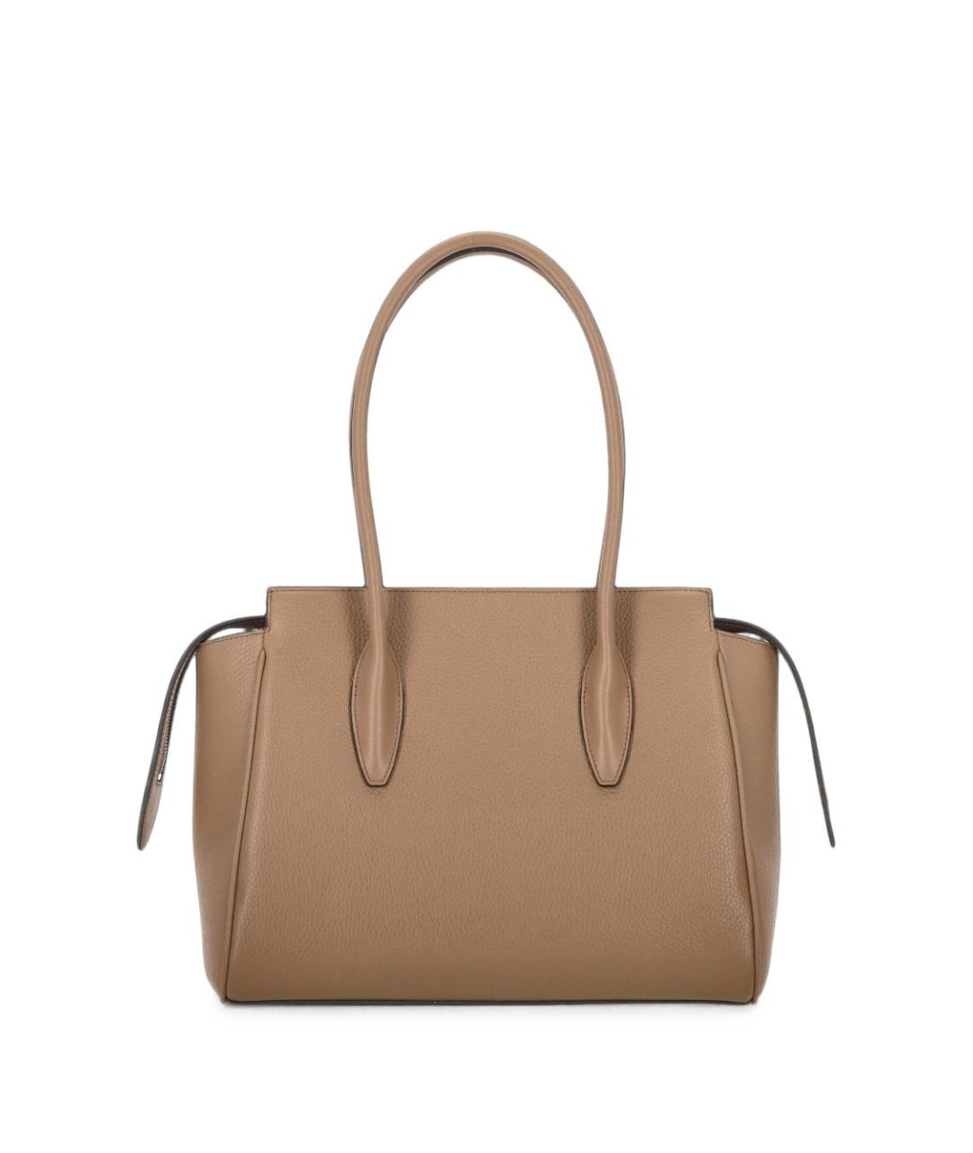 FURLA Бежевая кожаная сумка тоут, фото 4
