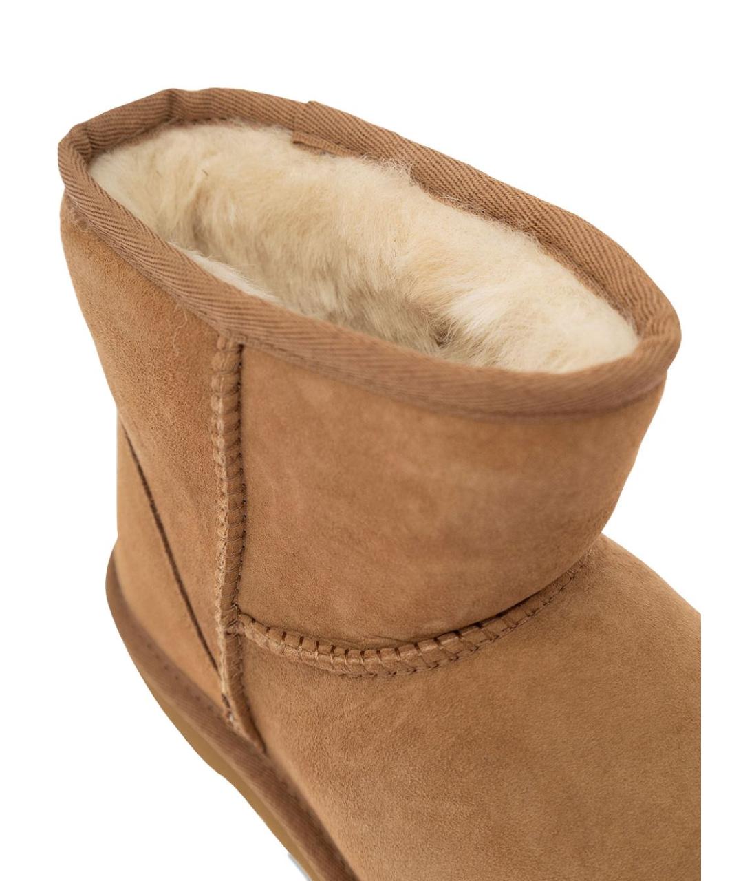 UGG Бежевые замшевые ботинки, фото 3