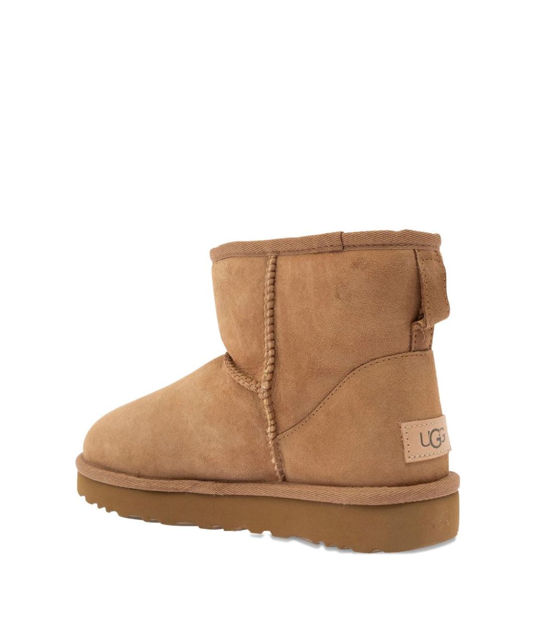 UGG Бежевые замшевые ботинки, фото 4