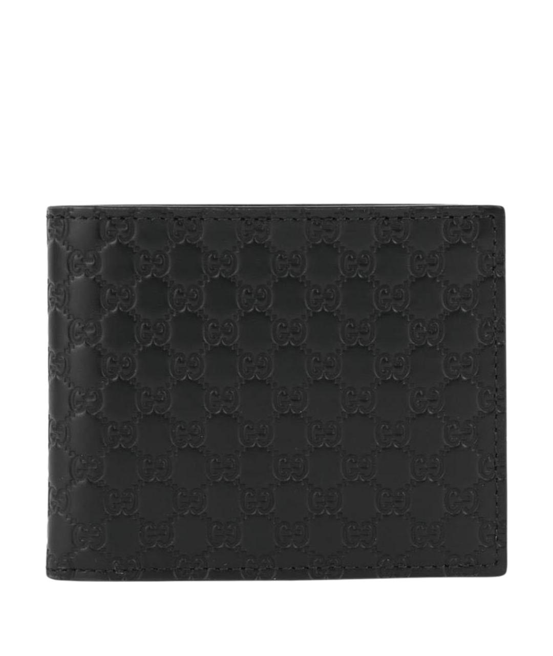 GUCCI Черный кожаный кошелек, фото 1