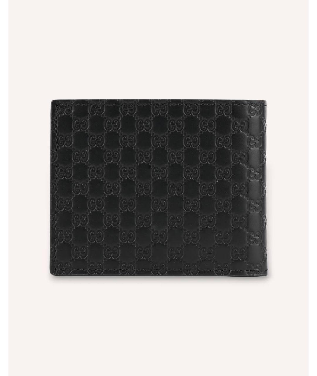 GUCCI Черный кожаный кошелек, фото 2