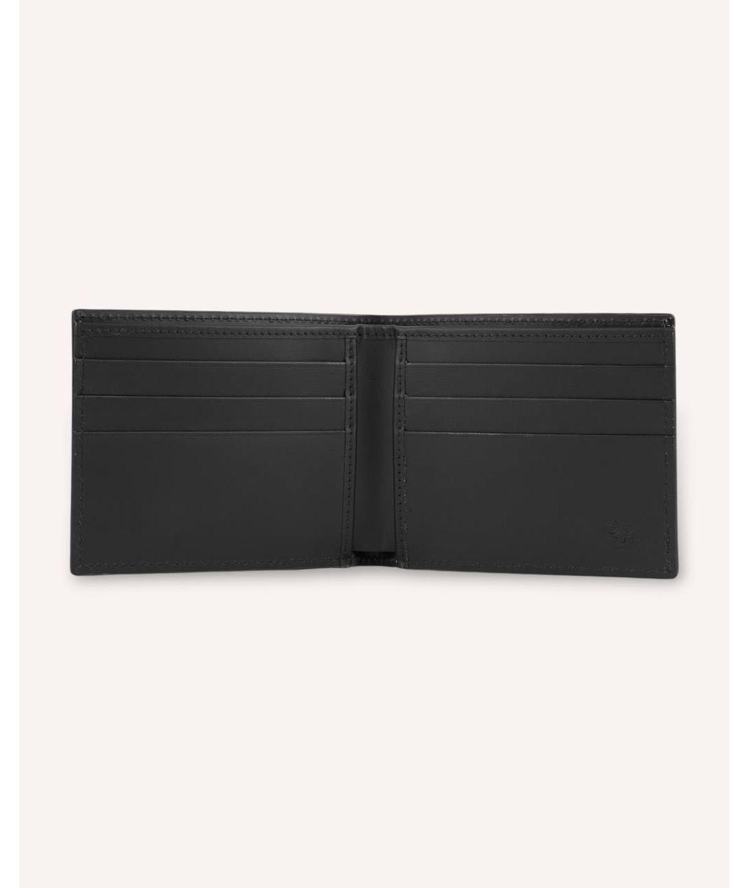 GUCCI Черный кожаный кошелек, фото 3