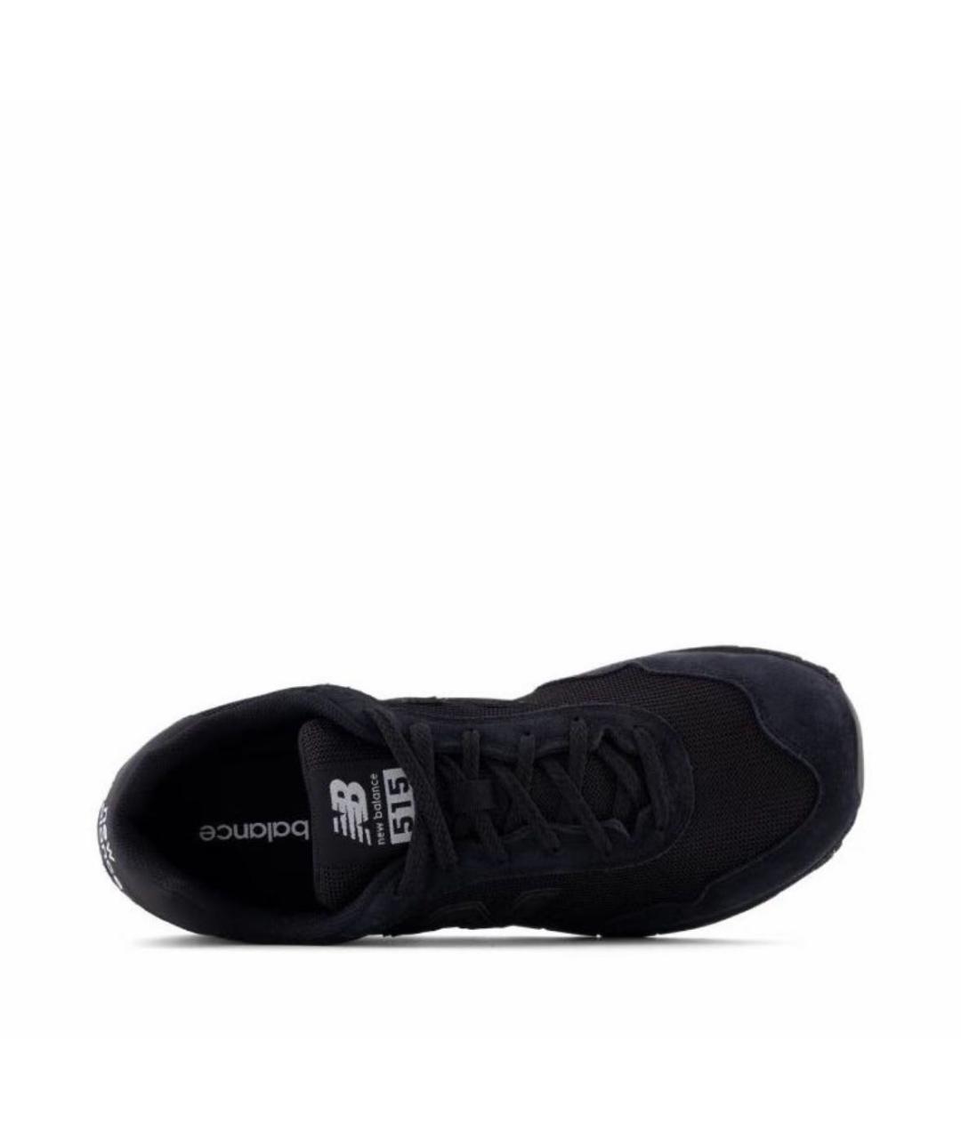 NEW BALANCE Черные замшевые низкие кроссовки / кеды, фото 3