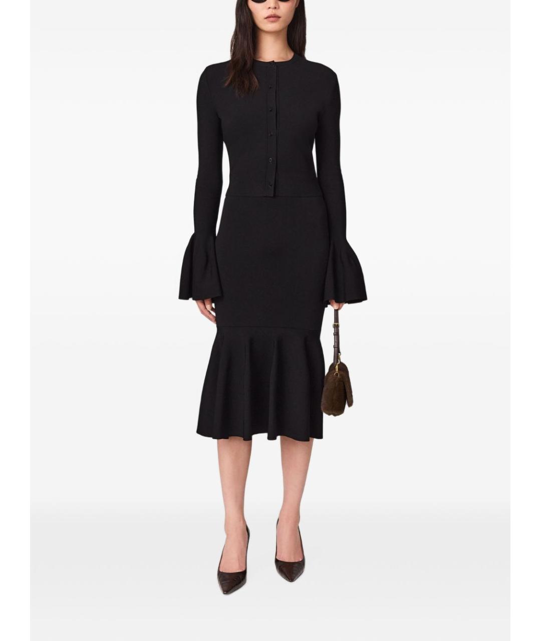 STELLA MCCARTNEY Черный вискозный кардиган, фото 2