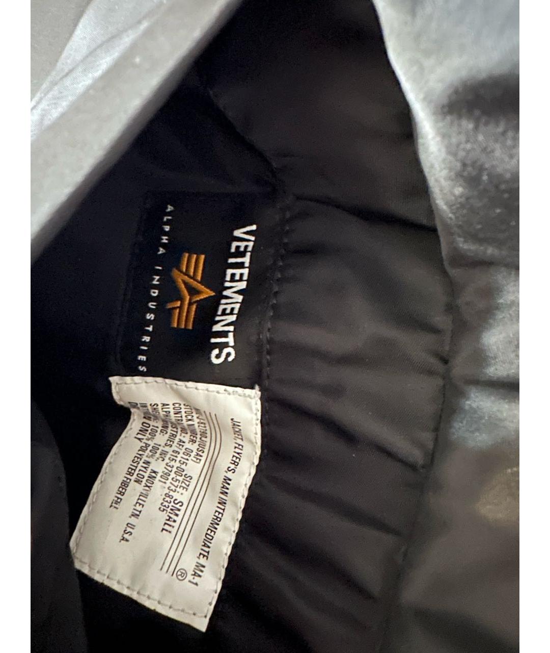 VETEMENTS Черная нейлоновая куртка, фото 5