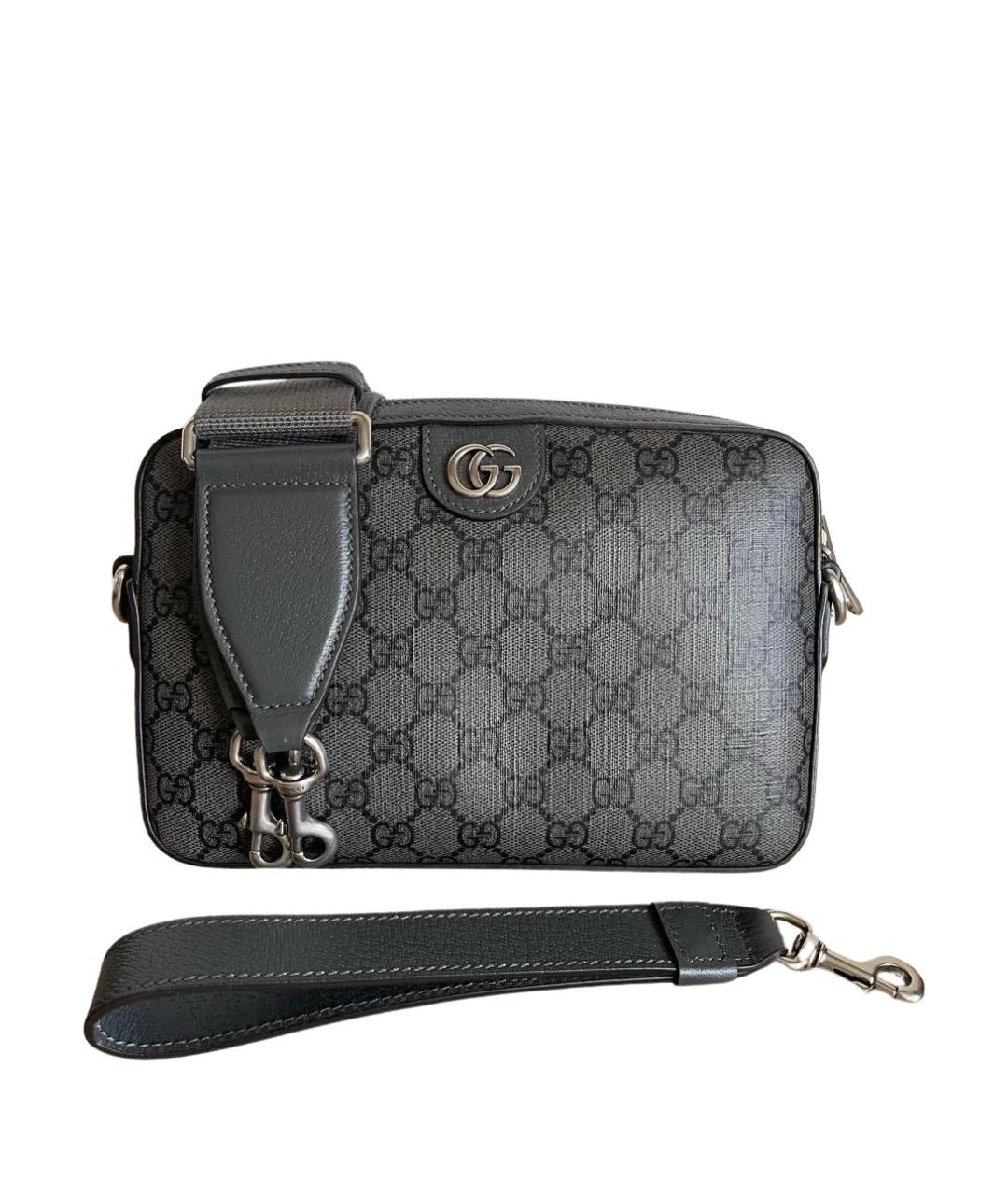 GUCCI Сумка на плечо из канвы, фото 1