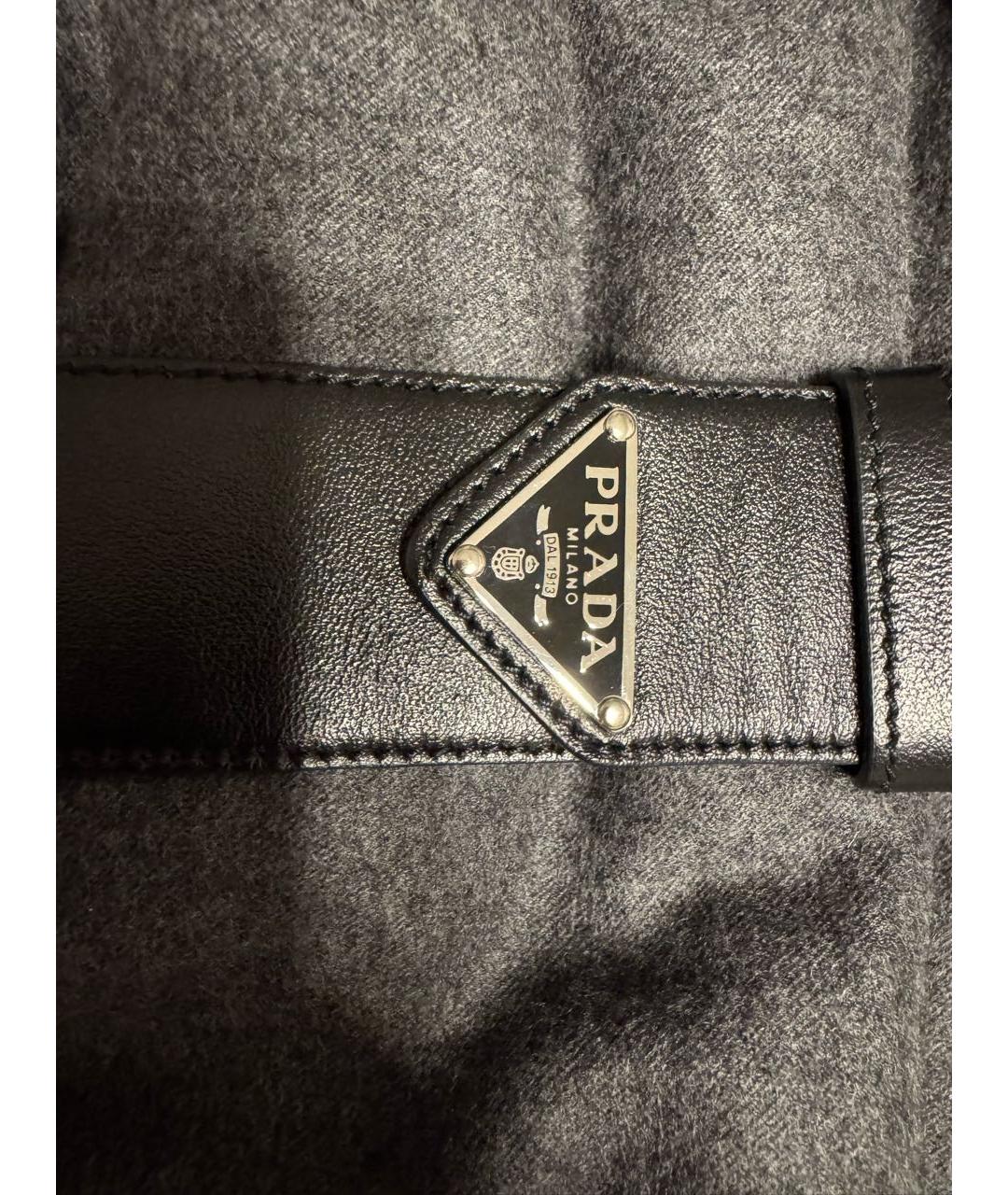 PRADA Серая кашемировая куртка, фото 3