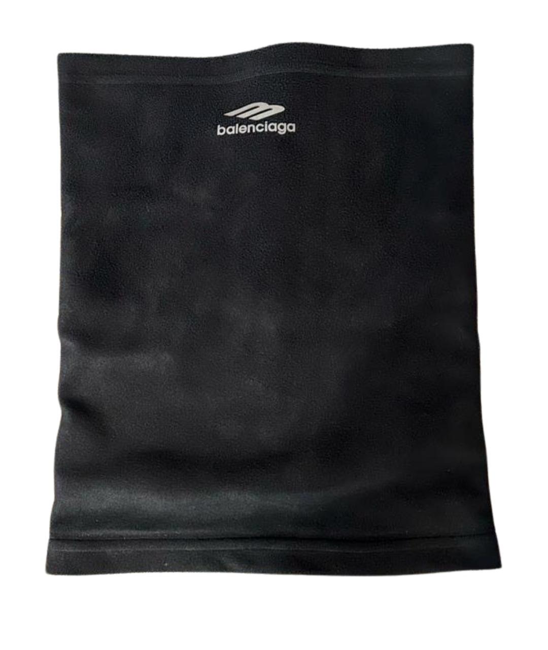 BALENCIAGA Черный шарф, фото 1