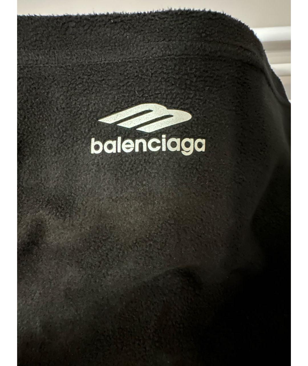 BALENCIAGA Черный шарф, фото 2