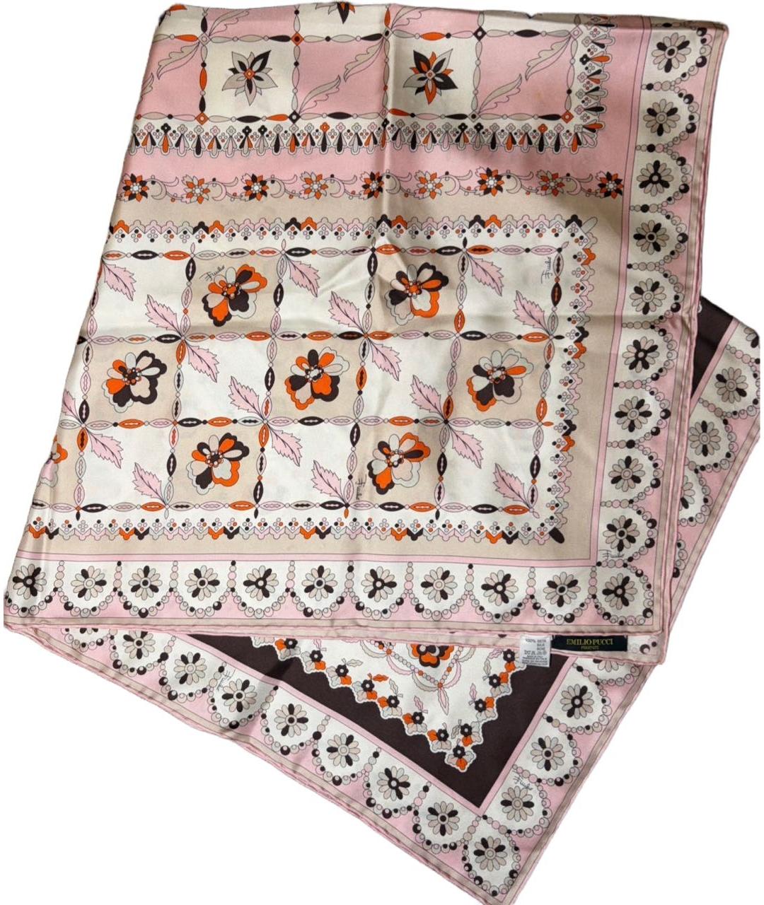 EMILIO PUCCI Мульти шелковый платок, фото 1