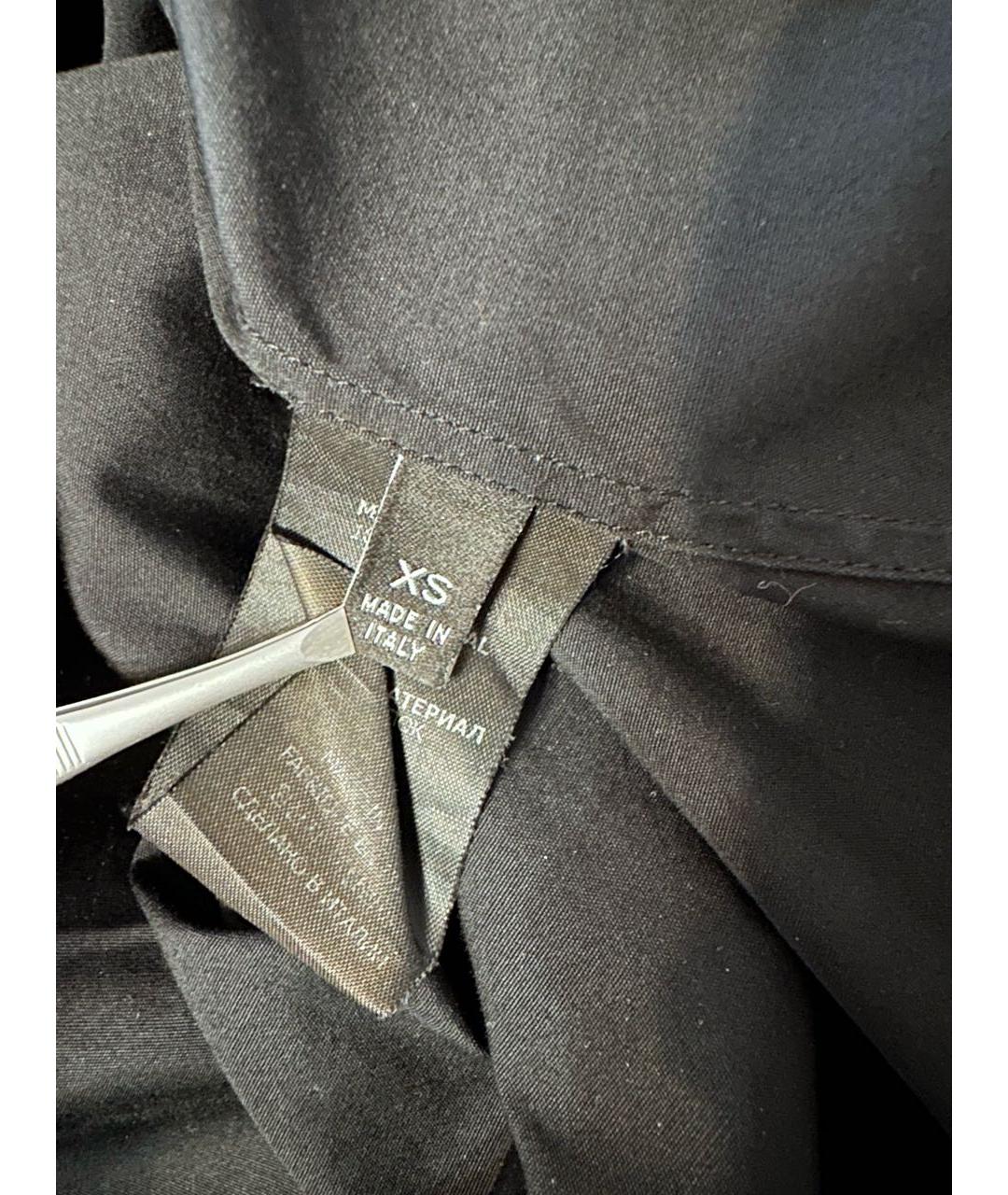 VETEMENTS Черная хлопковая кэжуал рубашка, фото 4