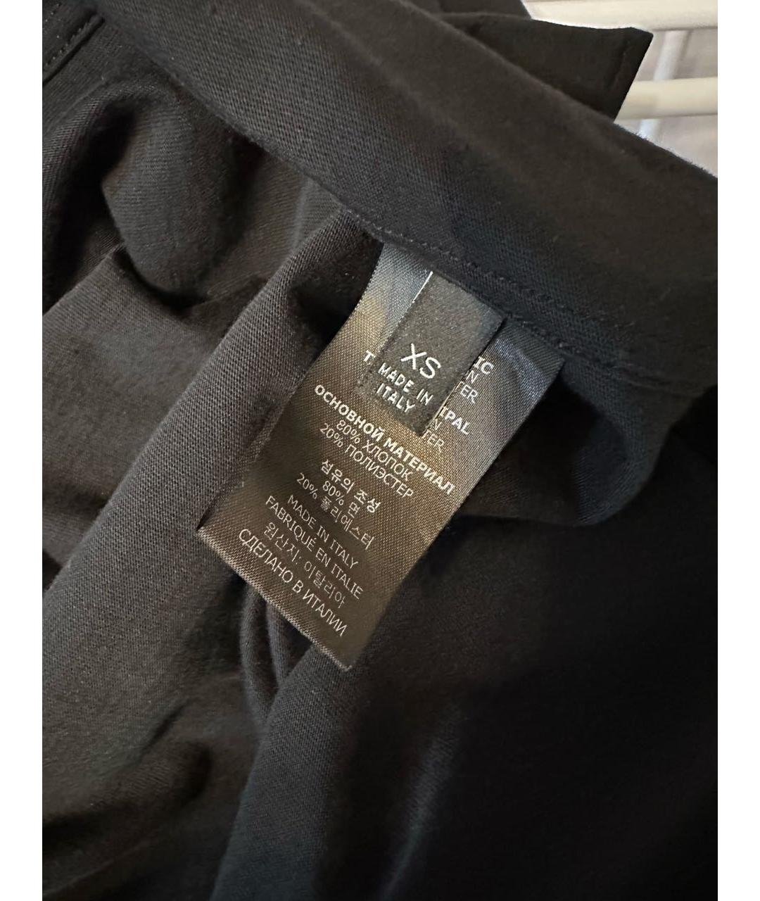 VETEMENTS Черная хлопковая кэжуал рубашка, фото 4