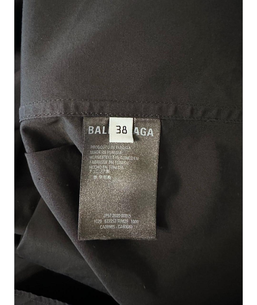 BALENCIAGA Черная кэжуал рубашка, фото 4