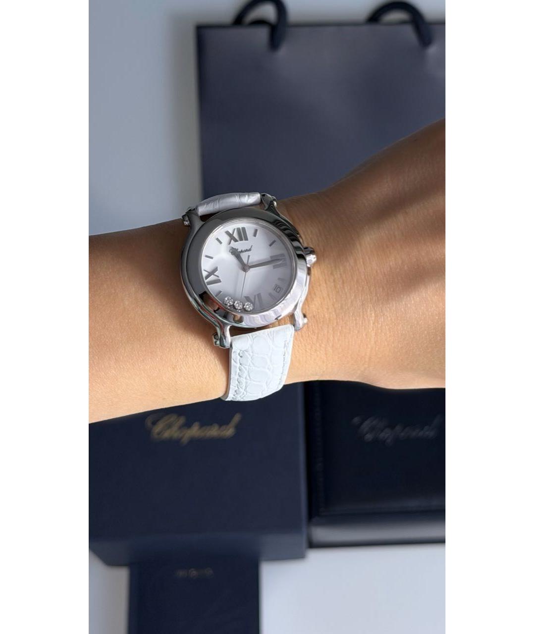CHOPARD Белые часы, фото 4