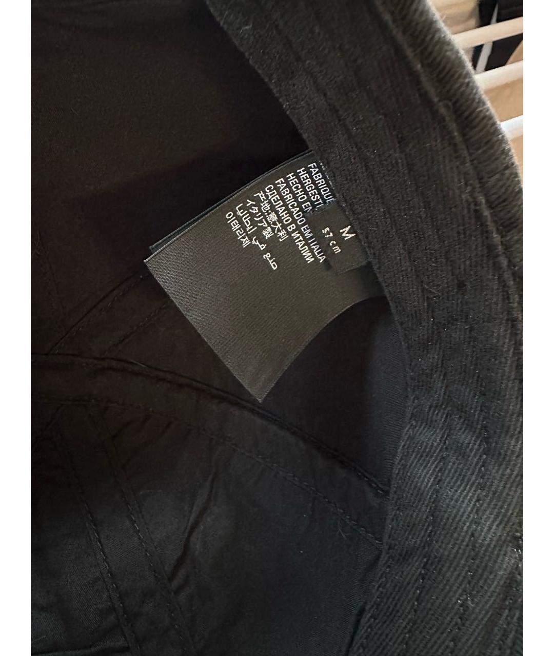 BALENCIAGA Антрацитовая хлопковая кепка/бейсболка, фото 3