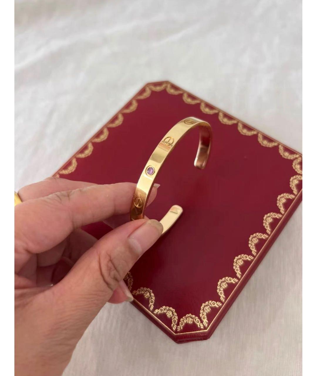CARTIER Золотой браслет из розового золота, фото 4