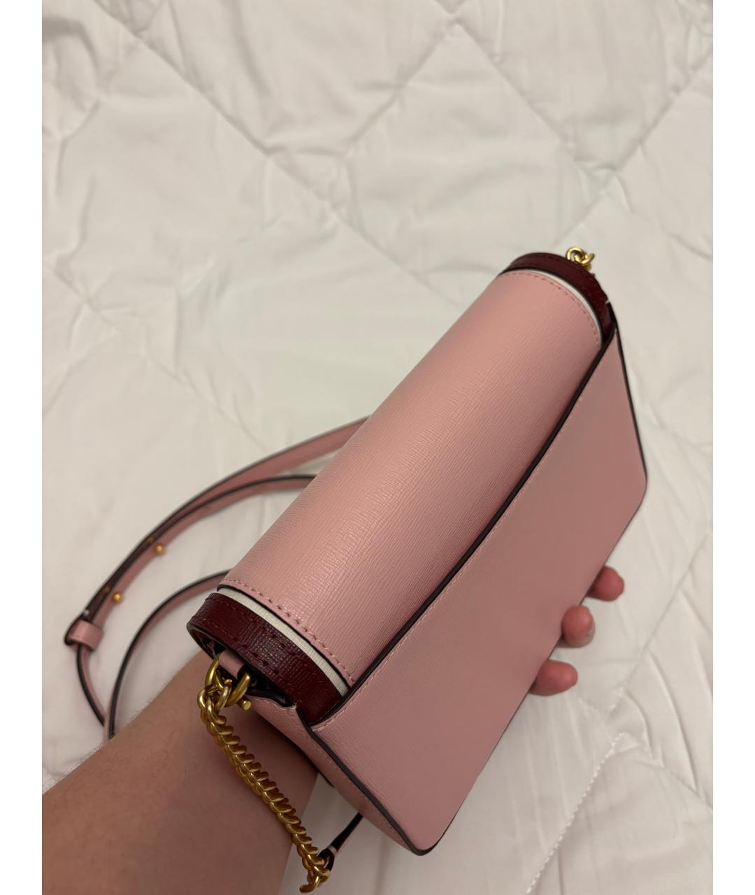 KATE SPADE Розовая кожаная сумка через плечо, фото 9