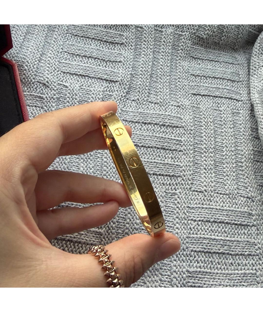 CARTIER Золотой браслет из желтого золота, фото 8