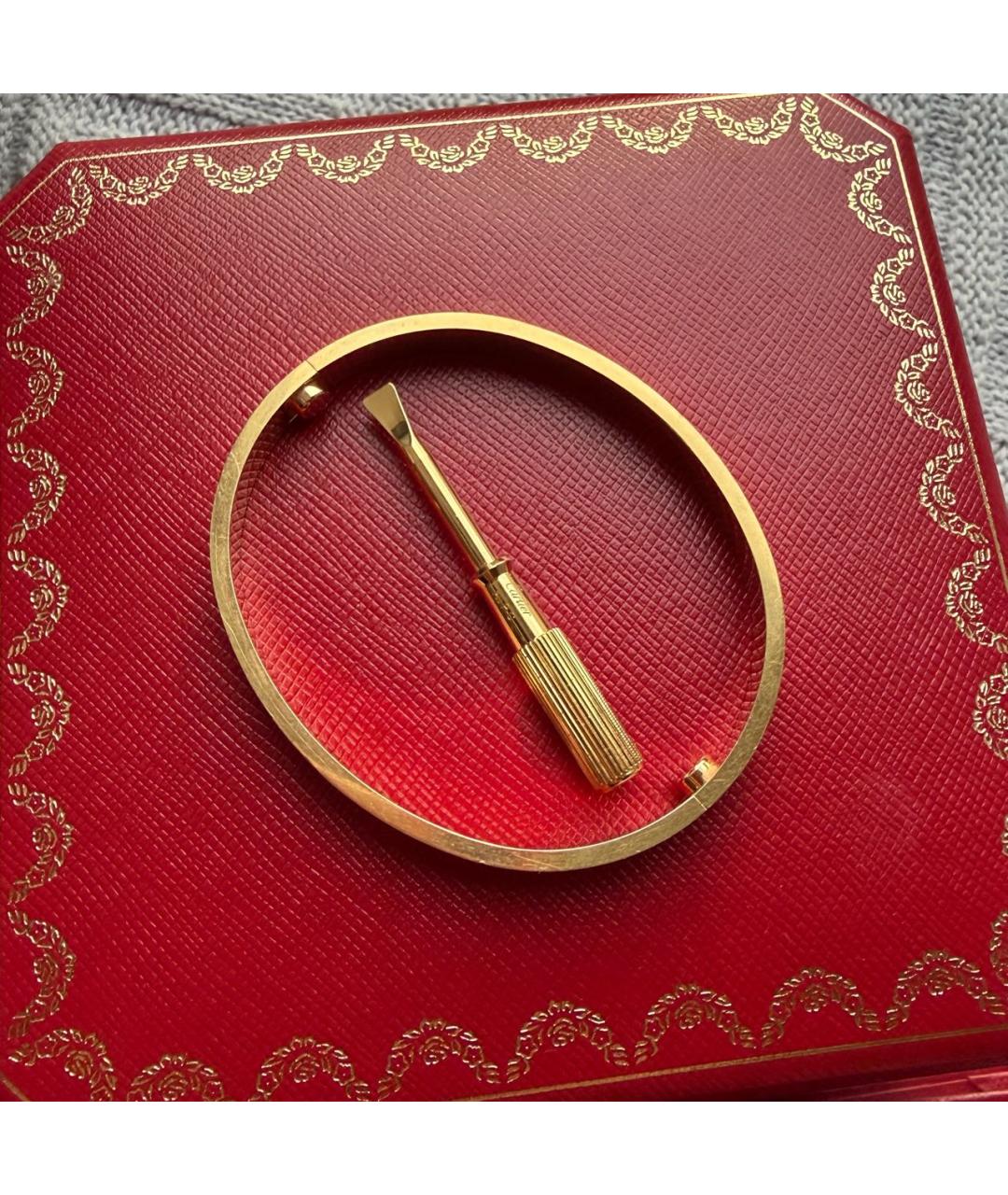CARTIER Золотой браслет из желтого золота, фото 4