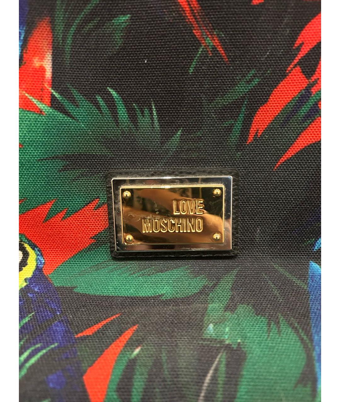LOVE MOSCHINO Мульти тканевая сумка тоут, фото 3