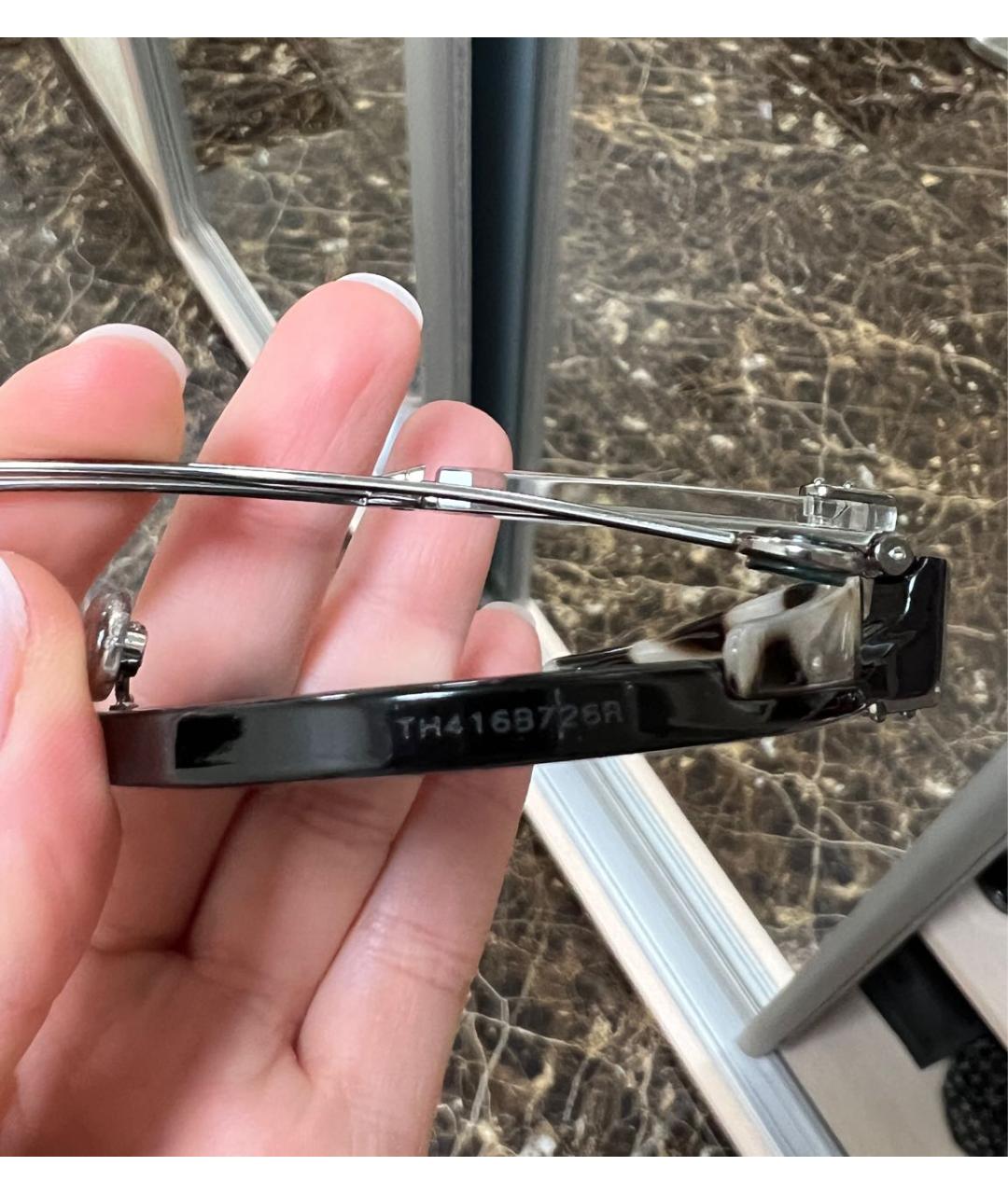 CHRISTIAN DIOR Черные пластиковые солнцезащитные очки, фото 6