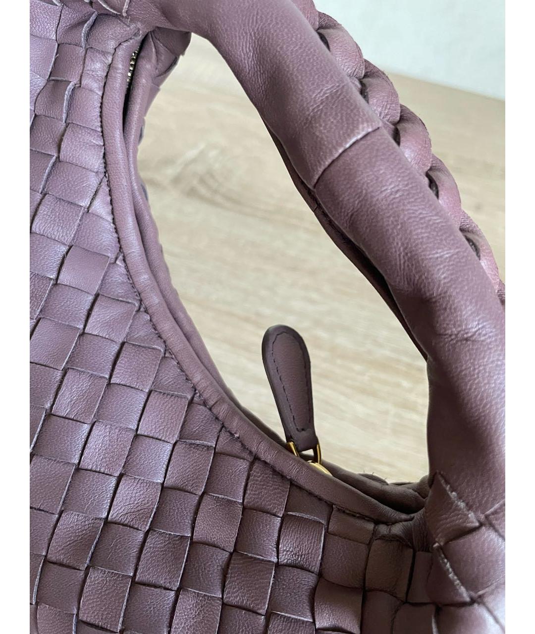 BOTTEGA VENETA Кожаная сумка с короткими ручками, фото 5