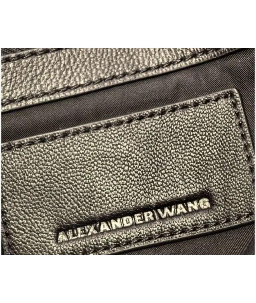 ALEXANDER WANG Черный кожаный рюкзак, фото 4
