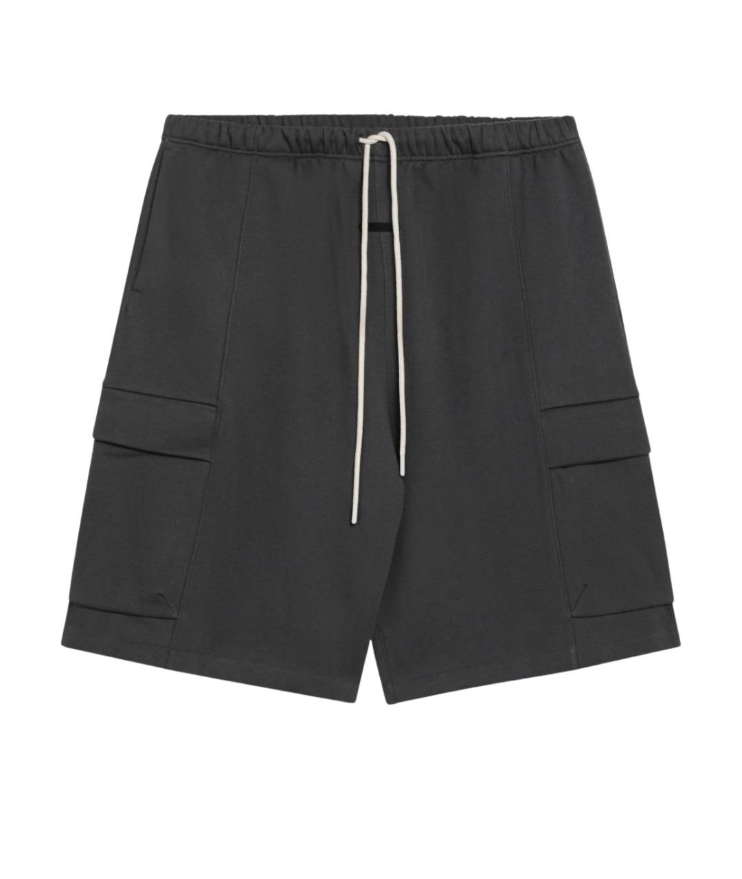 FEAR OF GOD ESSENTIALS Черные хлопковые шорты, фото 1