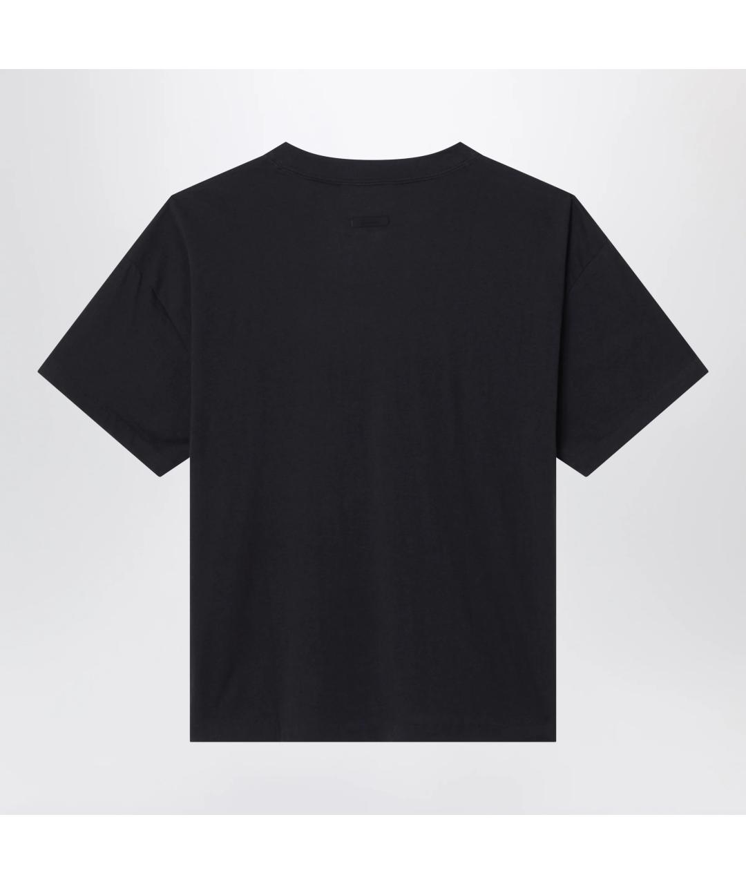 FEAR OF GOD ESSENTIALS Черная хлопковая футболка, фото 2