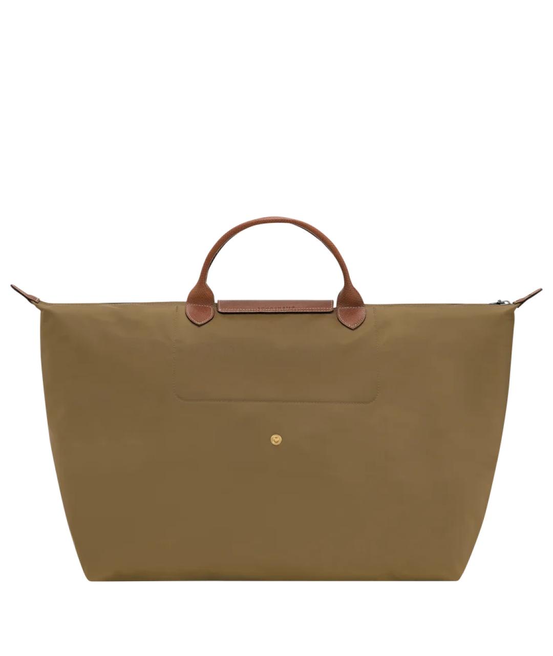 LONGCHAMP Зеленая нейлоновая дорожная/спортивная сумка, фото 3