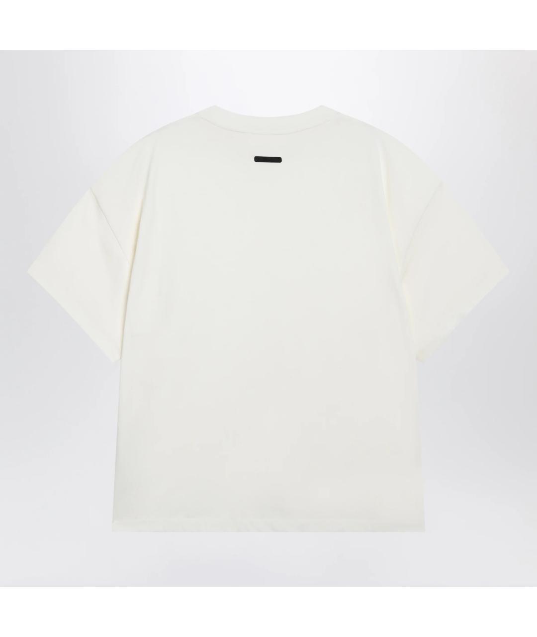 FEAR OF GOD ESSENTIALS Белая хлопковая футболка, фото 2