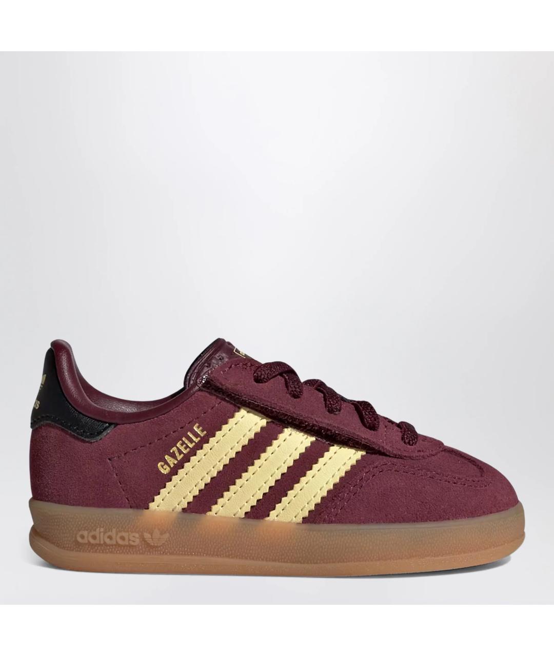 ADIDAS Бордовые замшевые кеды, фото 3