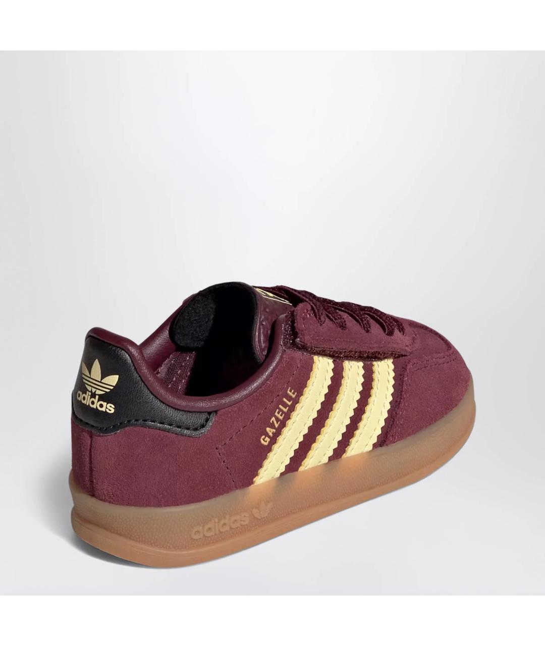 ADIDAS Бордовые замшевые кеды, фото 2